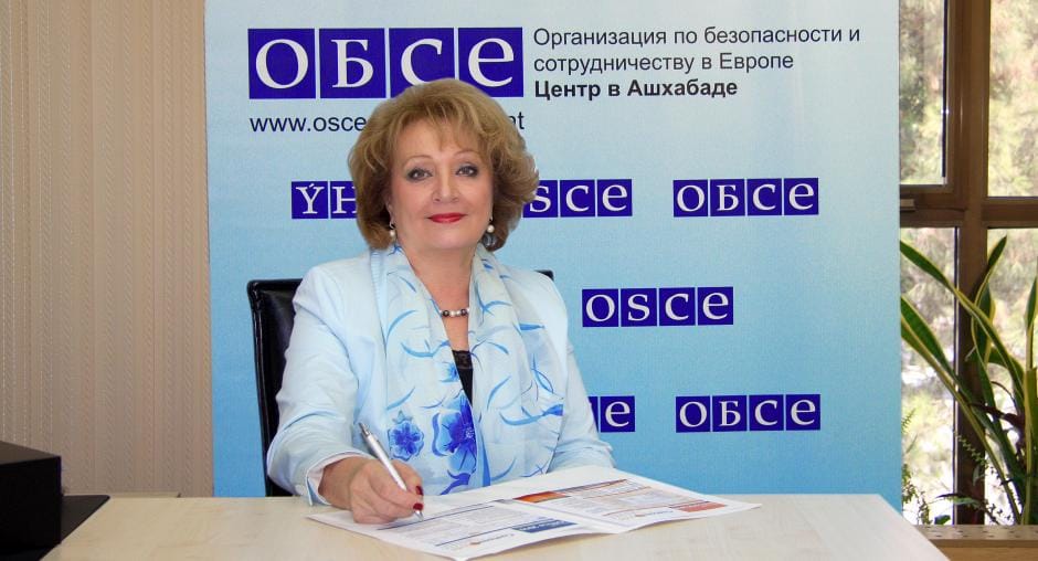 Наталья Дрозд: «Награждение орденом „Битараплык“ — это свидетельство высокой оценки активной работы Центра ОБСЕ в Ашхабаде»