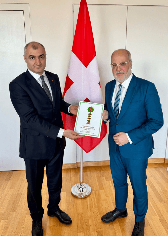 Şweýsariýanyň Prezidenti Aşgabatda geçiriljek halkara foruma çagyryldy