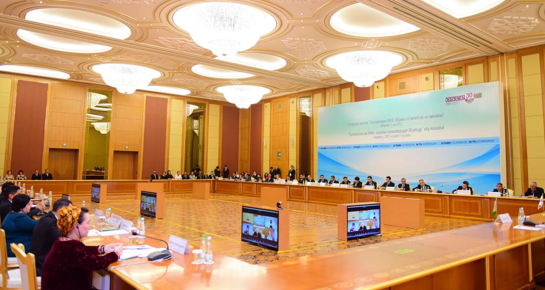 Türkmenistan we ÝHHG-nyň hyzmatdaşlygynyň 30 ýyllygyna bagyşlanyp maslahat geçirildi 