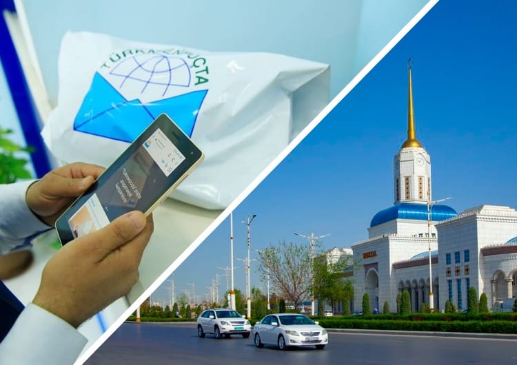 Отделение «Туркменпочты» на железнодорожном вокзале Ашхабада возобновило отправку грузов в велаяты 