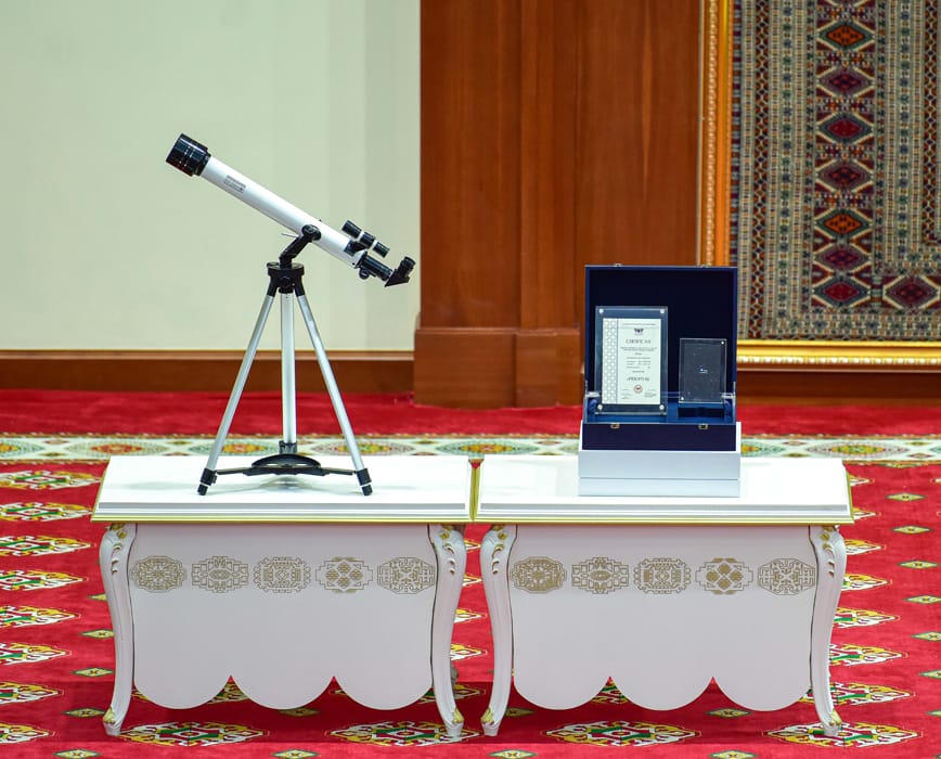 A star named Arkadag can now be seen through a telescope at TSU