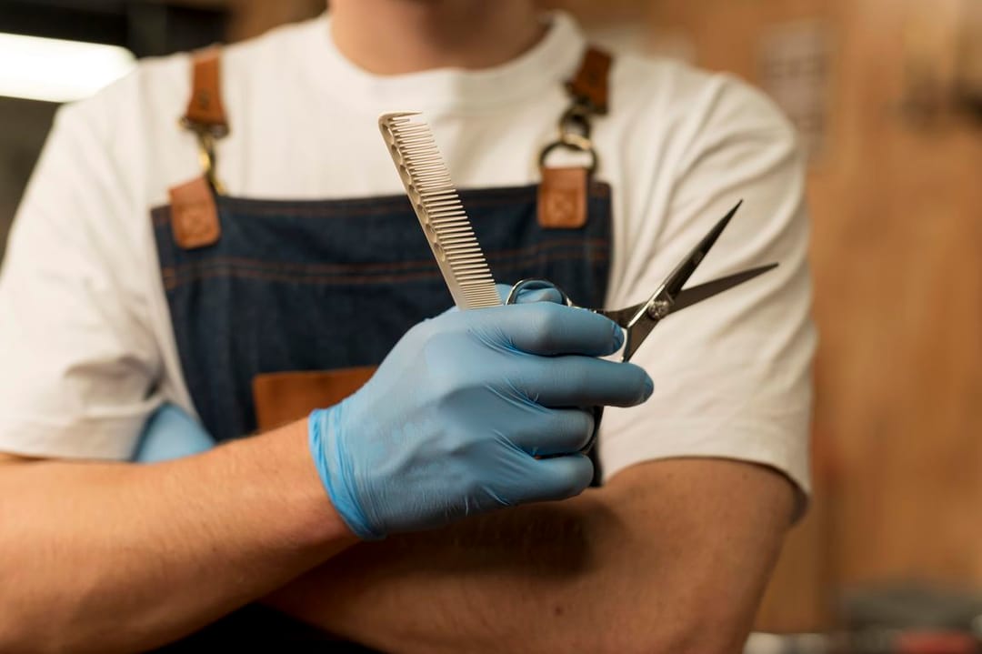 Hundreds of people donated hair to charity in the US