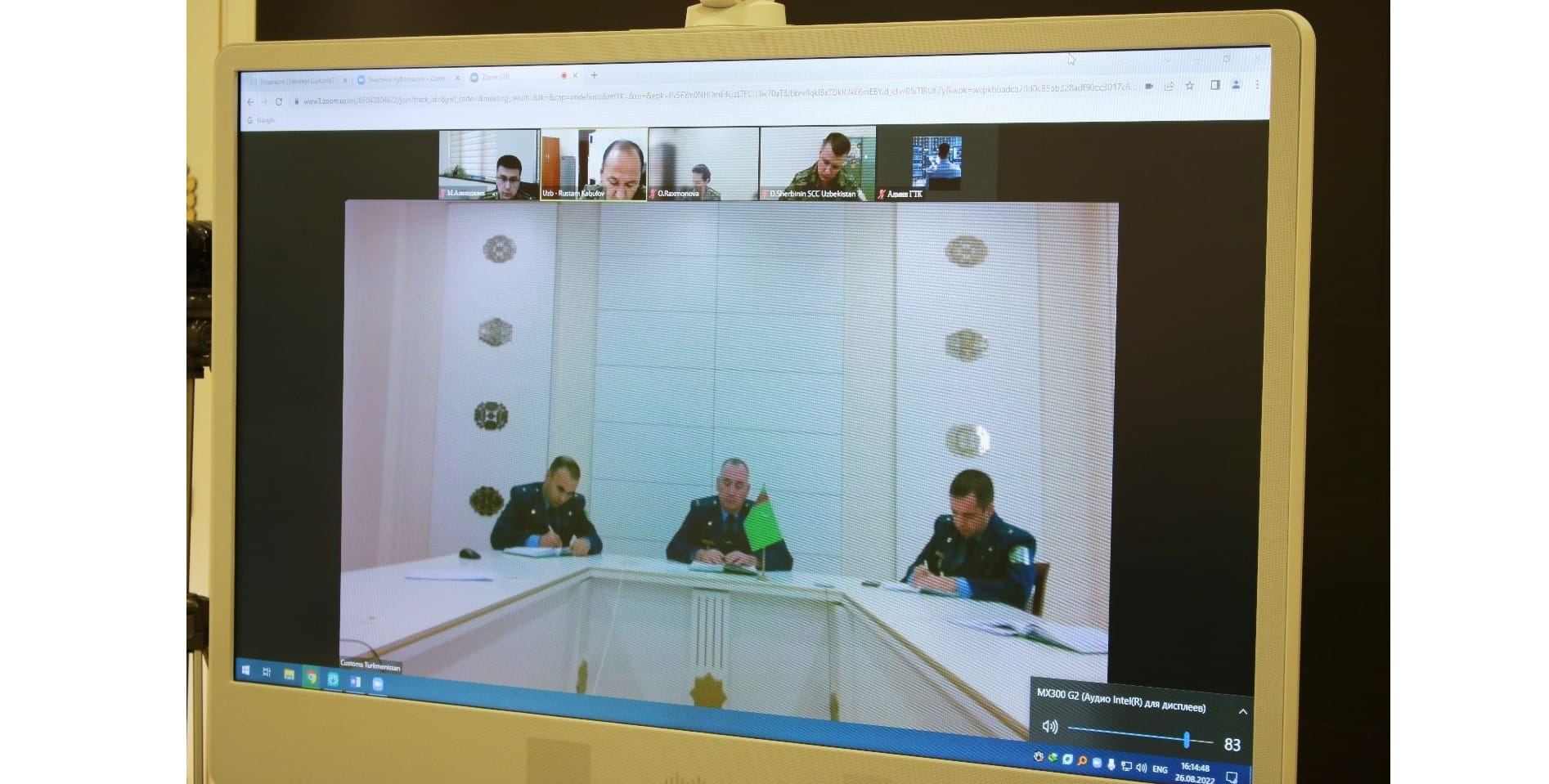 Increasing the throughput capacity of “Farab” and “Alat” checkpoints was discussed by the customs officers of Turkmenistan and Uzbekistan