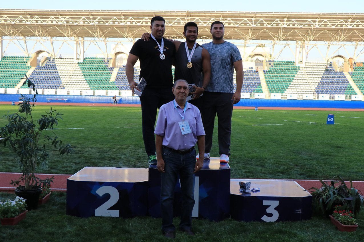 Туркменский спортсмен выиграл серебро открытого чемпионата ЦА по легкой атлетике в метании диска