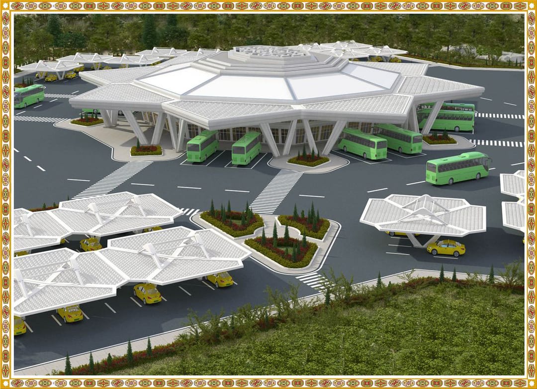 В Мары и других велаятских центрах идет строительство новых автовокзалов