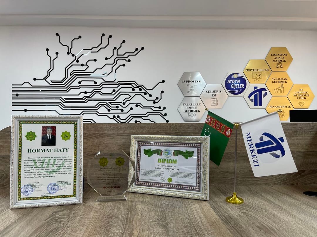ES “Aýdyn gijeler” at the end of 2020 was declared a leader in Turkmenistan in the implementation of innovative technologies