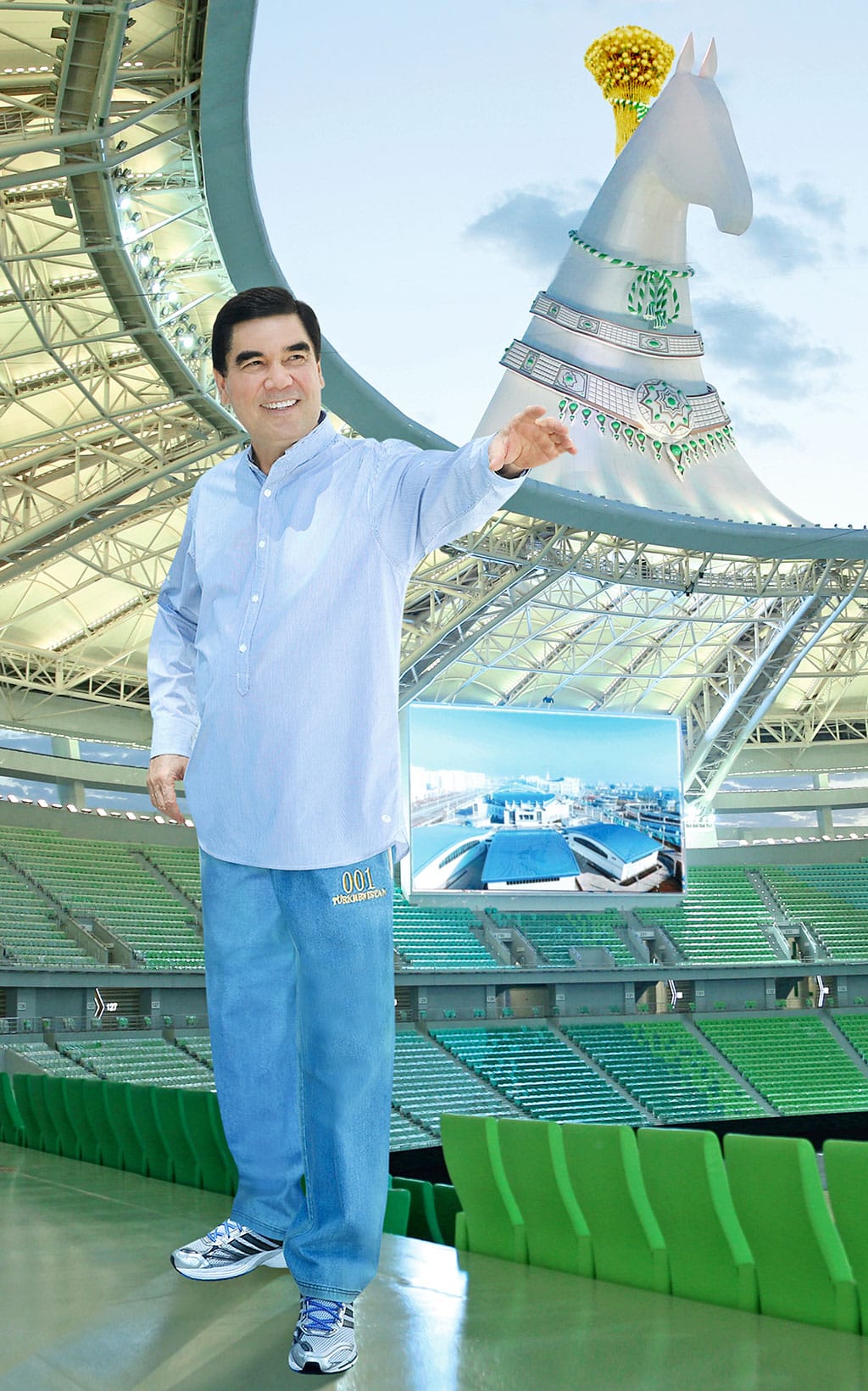 Президент Туркменистана ознакомился с ходом подготовки к Азиаде-2017