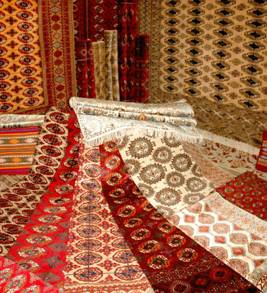Туркменские ковры представлены на международной выставке в Дубае