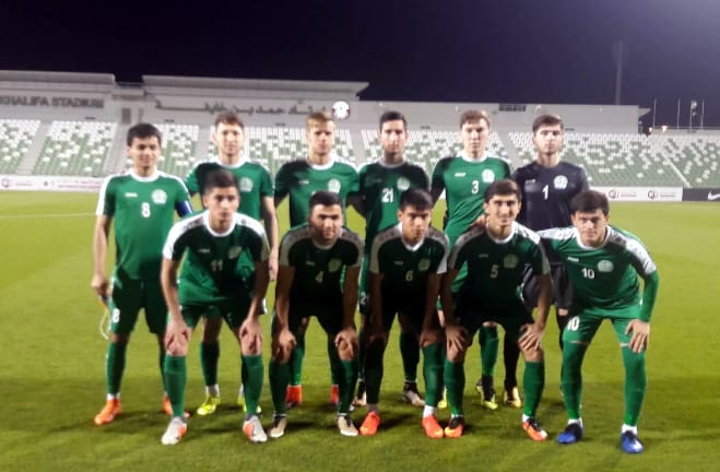 Олимпийская сборная Туркменистана сыграла вничью с катарским клубом