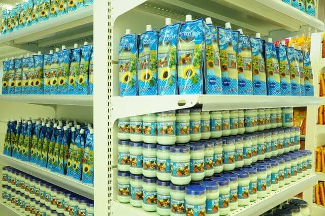 Обилие и разнообразие товаров свидетельствуют о развитии продовольственного сектора