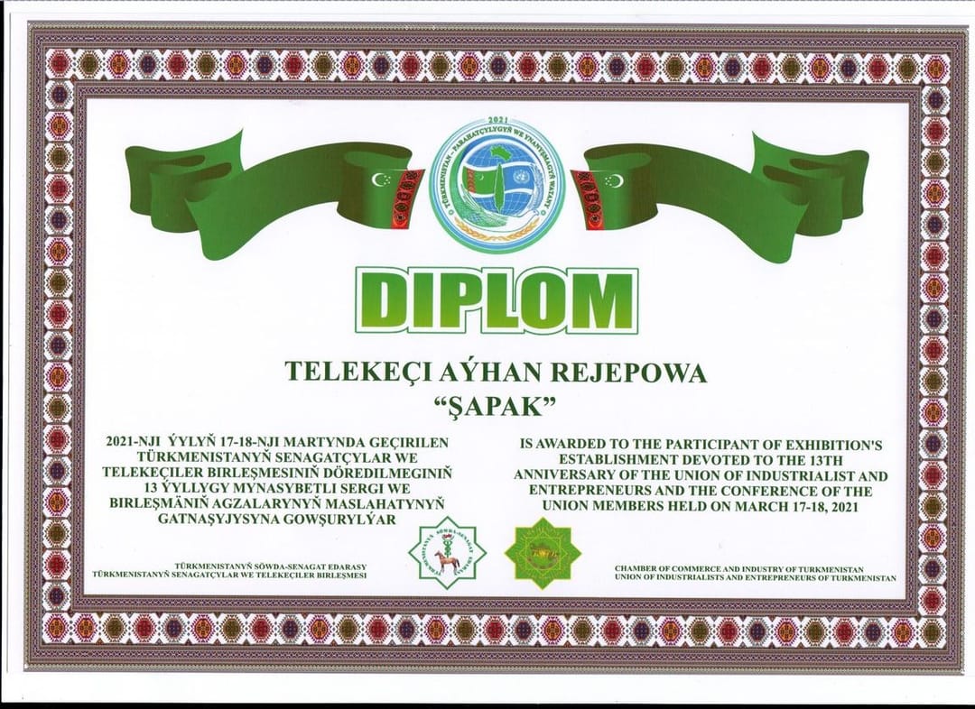 «Gerçek» kompaniýasy «Ýylyň senagatçysy» diýlip yglan edildi