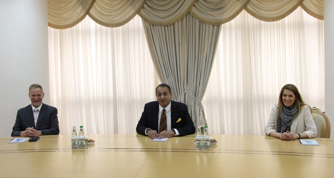 Haýyr-sahawat gaznasynyň wise-prezidenti «Al-Arabiýa» teleýaýlymynyň wekilleri bilen duşuşdy