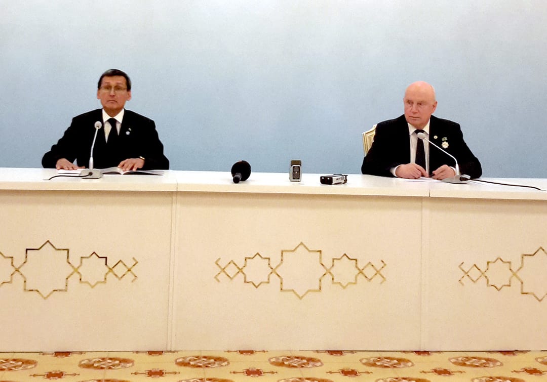 Foreign Minister of Turkmenistan And Chairman of the CIS Executive Committee summed up the Ashgabat summit