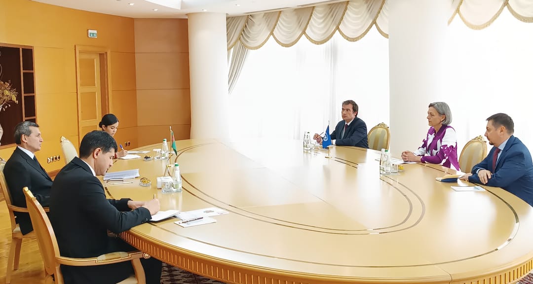 The prospects for expansion with UNOPS were discussed at the Ministry of Foreign Affairs of Turkmenistan