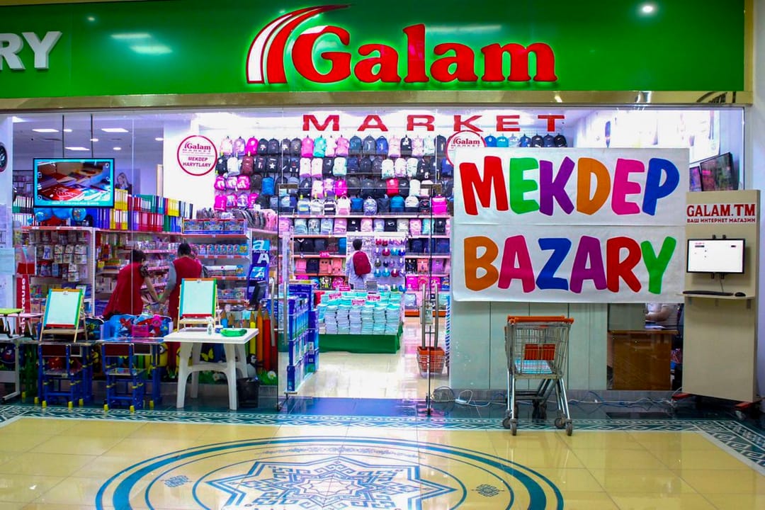 «Galam» dükanlar tory mekdep harytlaryna 20% arzanladyş yglan etdi