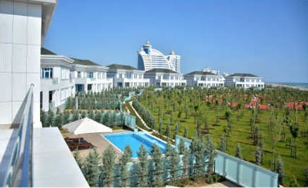 В Авазе открылся комплекс коттеджей «Ak ýelken»