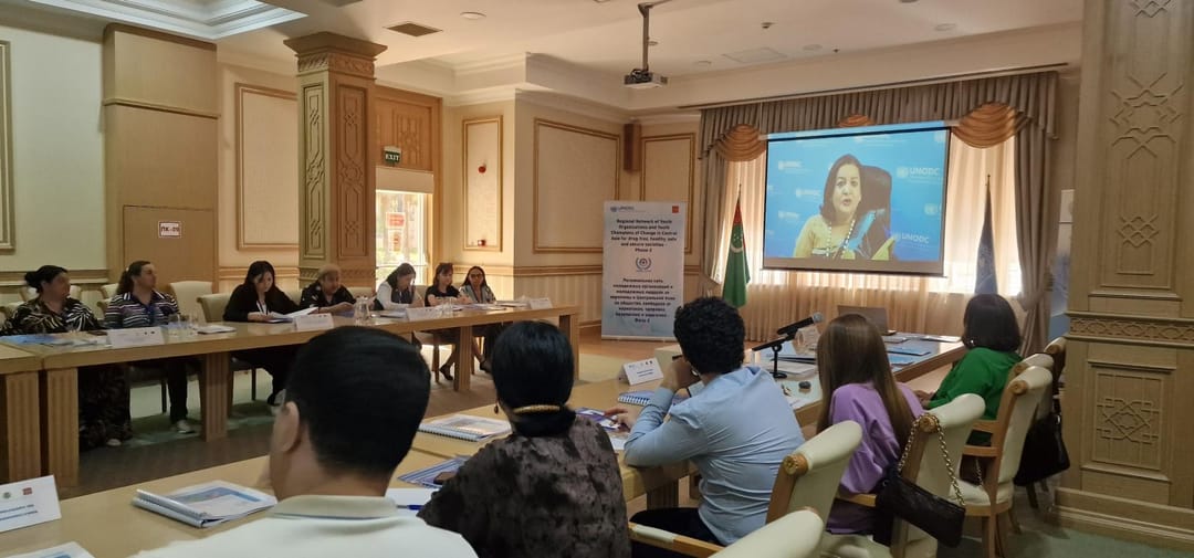 A round table was held in Ashgabat on the launch of a new UNODC project