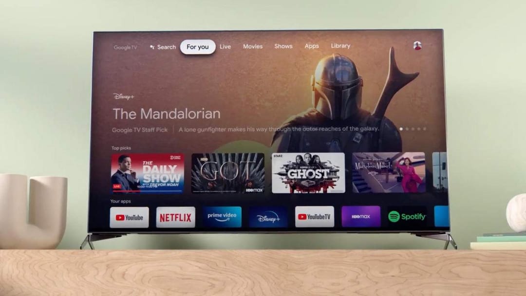 «Google» «Android TV» we «Google TV»-de täzelik girizýär