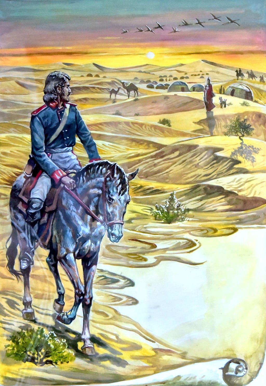 Иллюстрация Рахмана Рахманова украсит обложку известного романа туркменского писателя