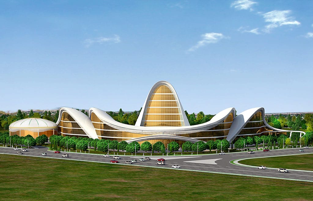 The President of Turkmenistan inspected the construction of the “Karakum” Hotel