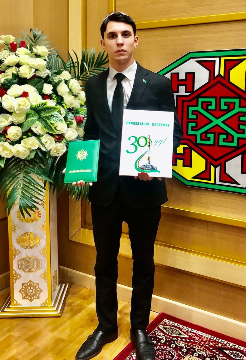 20-year-old conductor wins Turkmenistan Youth Prize