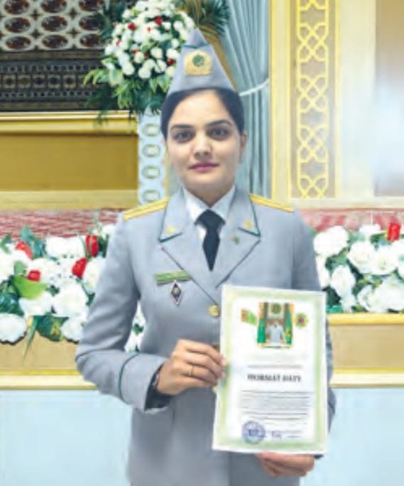 Zenan harby gullukçylaryň arasynda bäsleşik geçirildi