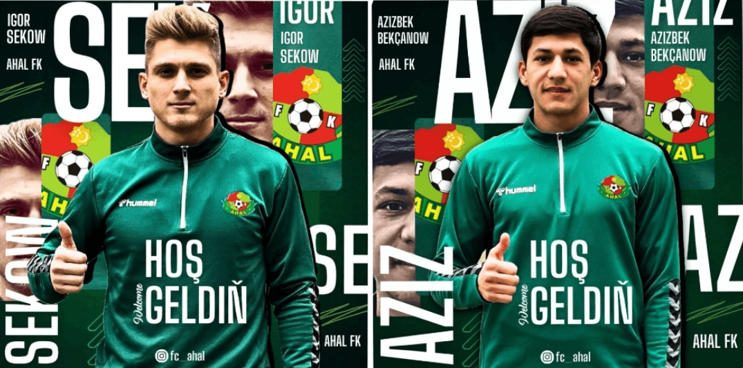 «Ahal» düzümini ýaş futbolçylaryň ikisi bilen güýçlendirdi