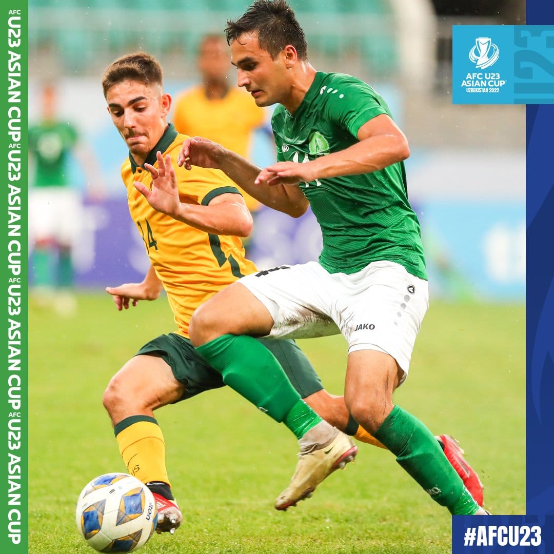 Молодёжная сборная Туркменистана завершила выступление на Кубке Азии-2022 по футболу