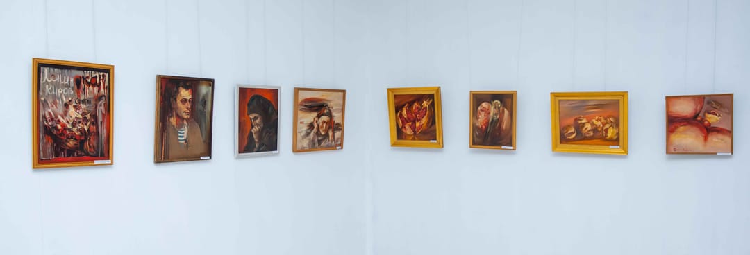 David Arushayants'ın resim sergisinden fotoğraf raporu