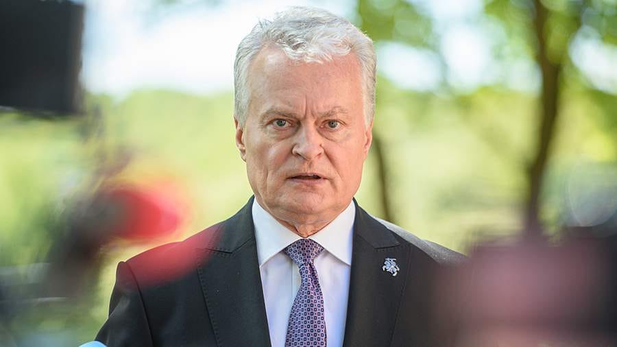 Litwanyň häzirki Prezidenti Nauseda saýlawlarda ýeňiş gazandy