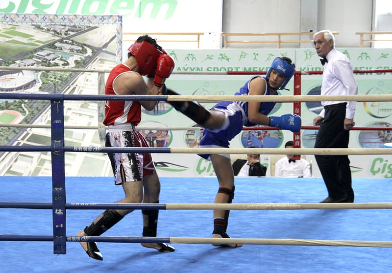 В Ахалском велаяте стартовал чемпионат Туркменистана по кикбоксингу
