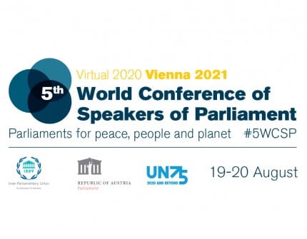 Председатель Меджлиса Туркменистана принимает участие в V Всемирной конференции спикеров парламентов 