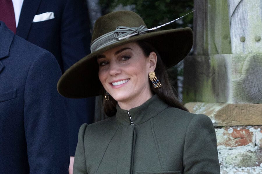 Princess Kate wore her husband's Christmas gift to a church service