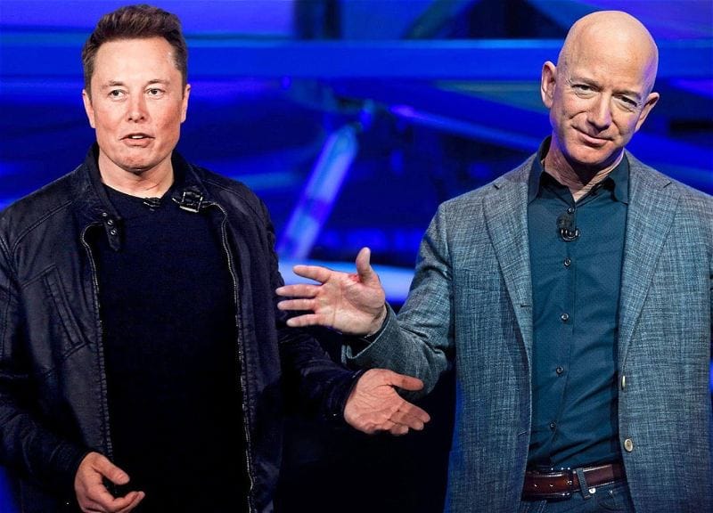 Mask bilen Bezosyň maliýe emlägi ABŞ-nyň Maliýe ministrliginiň serişdelerinden köp