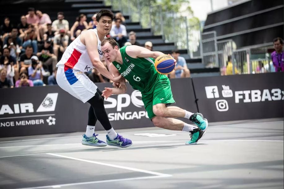 Türkmenistanyň 3×3 basketbol ýygyndysy Aziýanyň kubogyndaky ilkinji duşuşykda Koreýa Respublikasyndan utuldy