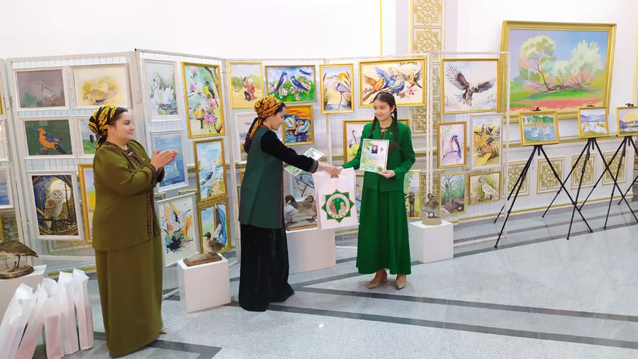 Lebapda Halkara guşlar güni mynasybetli bäsleşik geçirildi