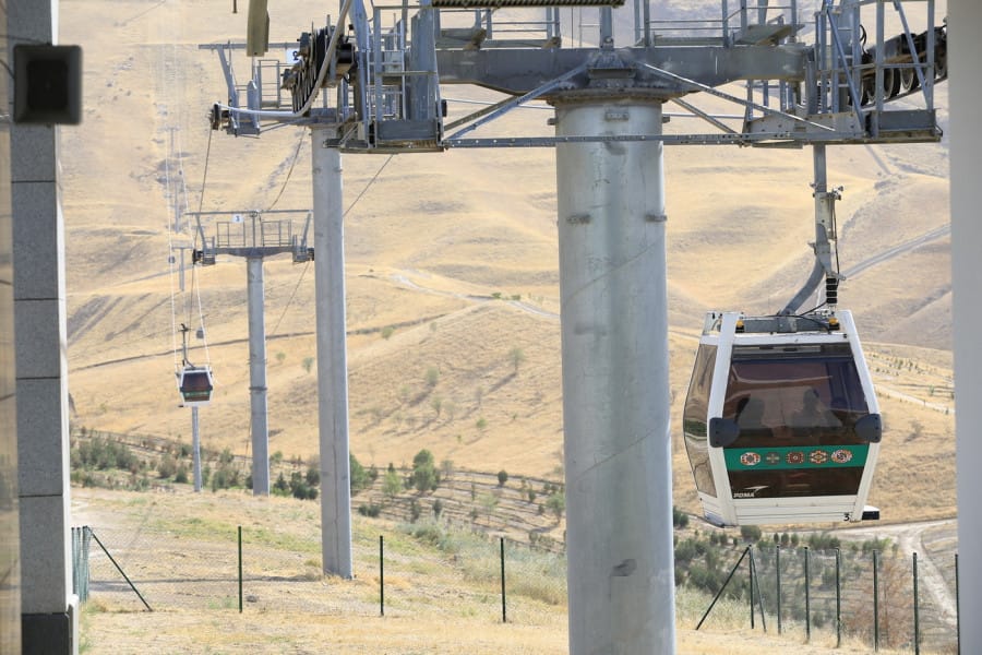 Aşkabat’taki teleferikte büyük çaplı bir yenileme çalışmaları yapılacak