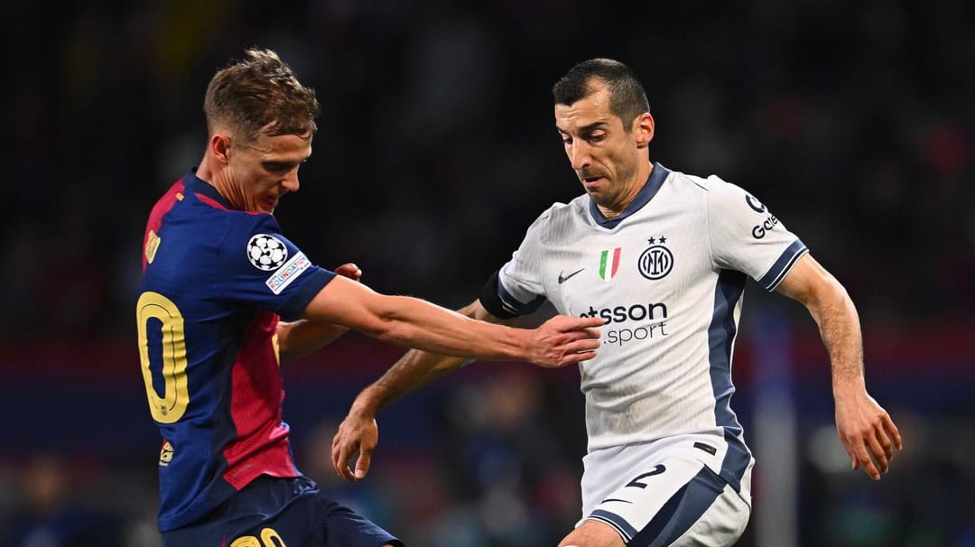 «Интер» и «Барселона» сыграли вничью в первом матче 1/2 финала Лиги чемпионов