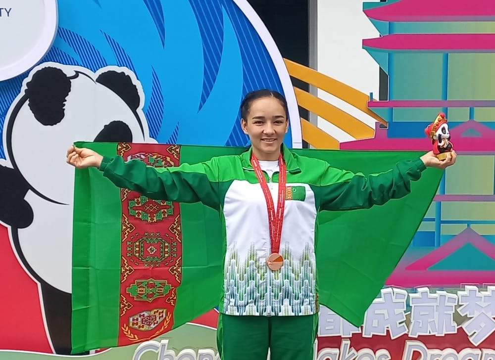 Türkmenistan Bütindünýä tomusky uniwersiadasy ― 2023-däki ilkinji medalyny gazandy