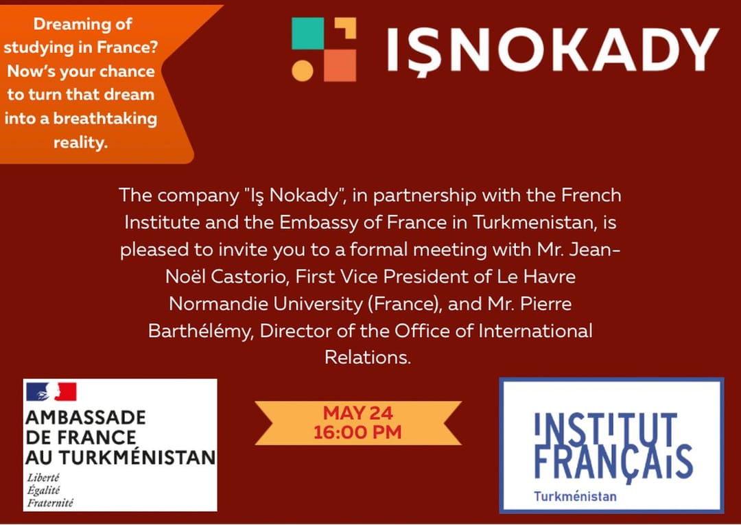 «Иш Нокады» приглашает на встречу с представителями Университета Le Havre Normandie