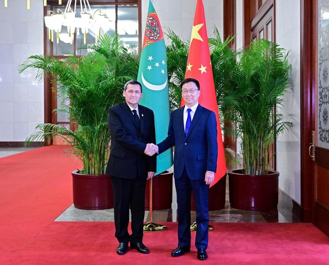 Raşid Meredow Hytaý Halk Respublikasynyň wise-premýeri bilen duşuşdy