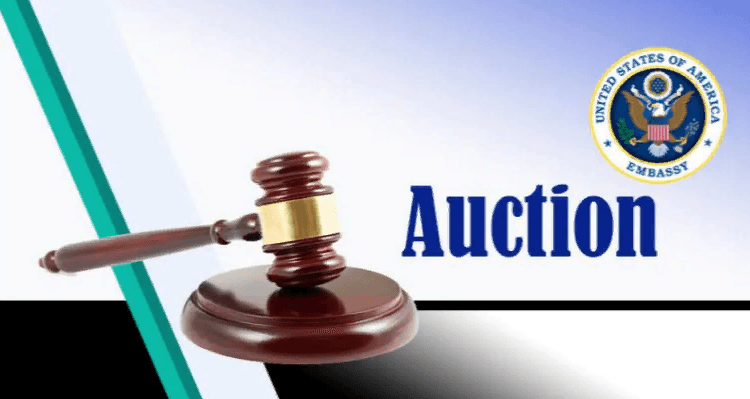 ABŞ-nyň Aşgabatdaky ilçihanasy auksion geçirer