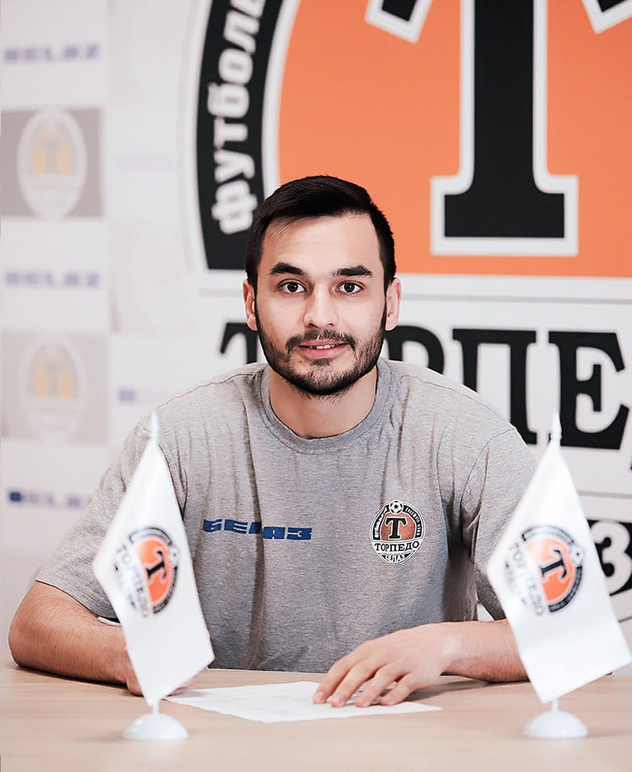 «Торпедо-БелАЗ» объявило о переходе полузащитника сборной Туркменистана Теймура Чарыева