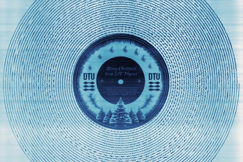 The smallest musical record has a diameter of hundredths of a millimeter