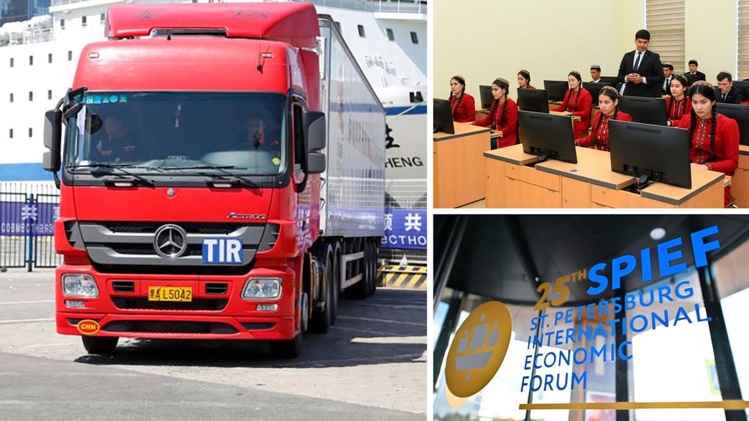 Turkmenistan will simplify customs operations for Iran, preferential income tax will be established for young professionals when hiring, a delegation from Ashgabat arrived at SPIEF-2022 and other news