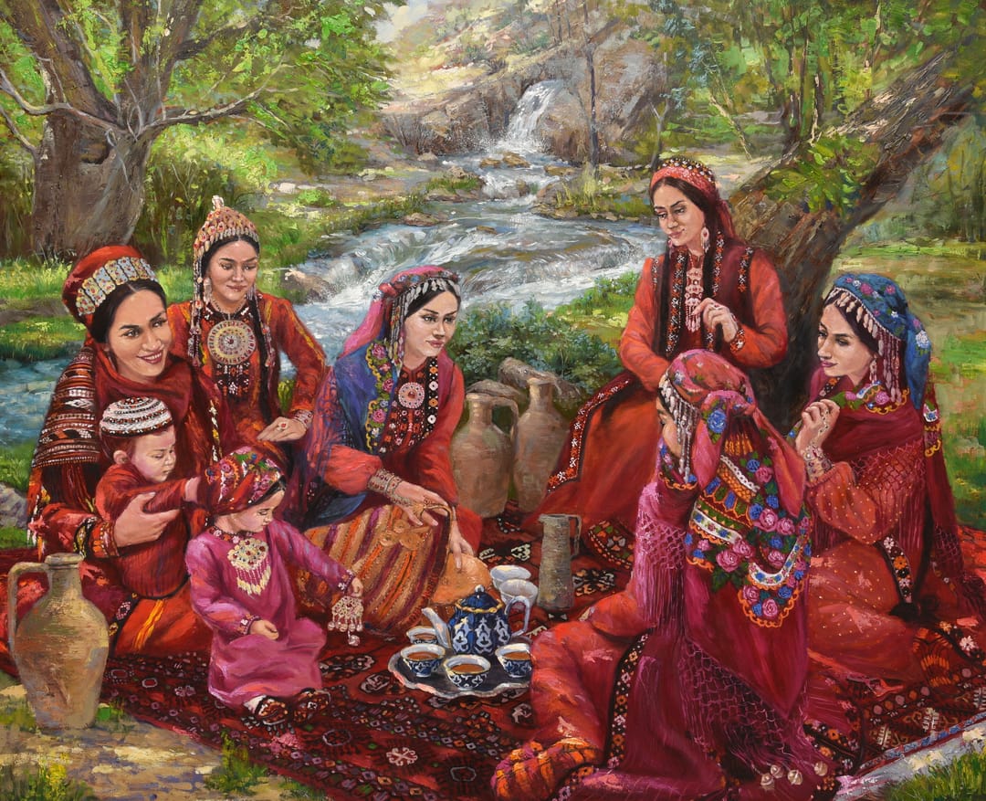 В Ашхабаде открылась выставка «Счастливые женщины счастливой эпохи»