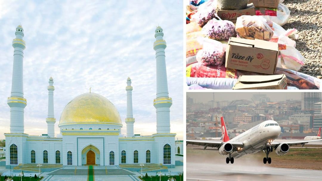 В Туркменистане открываются мечети, семьям Афганистана раздают гумпомощь из Туркменистана, Turkish Airlines выполнит рейс из Туркменбаши 8 апреля и другие новости