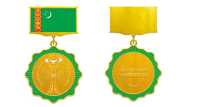 «Türkmenistanyň ussat diplomaty» diýen tapawutlandyryş nyşany döredildi