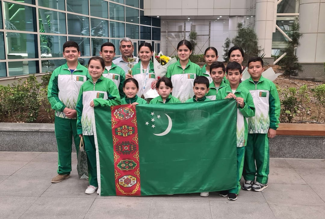 The team of Turkmen chess players brought home bronze from the world championship in Batumi