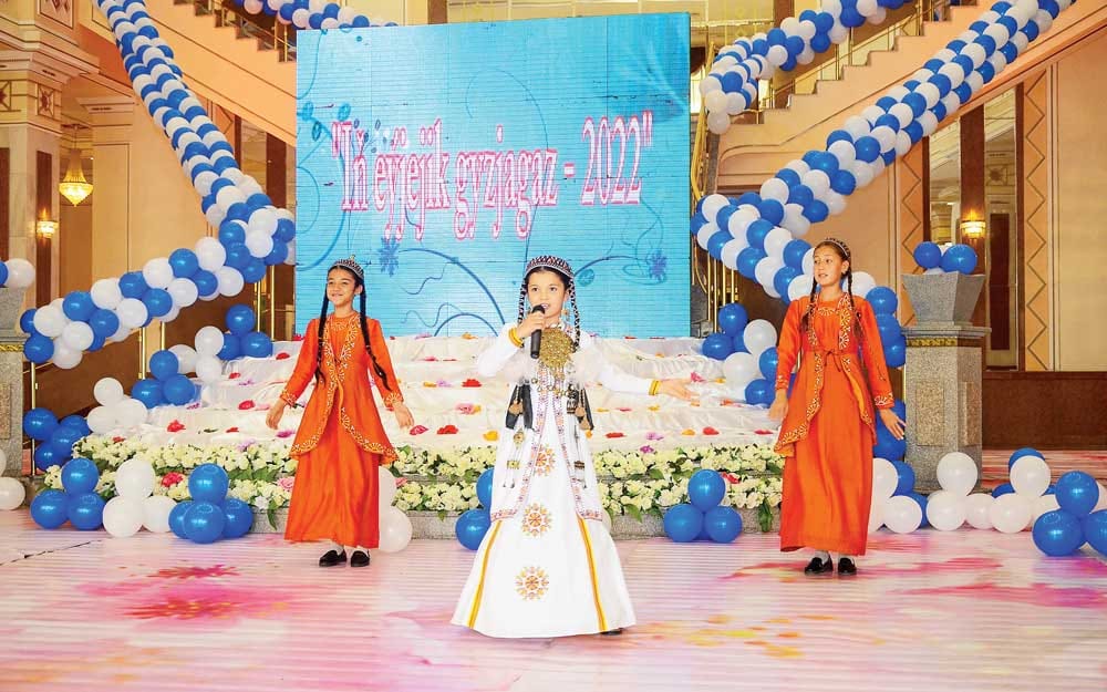 «Iň eýjejik gyzjagaz — 2022» bäsleşigiň Balkan welaýat tapgyry geçirildi